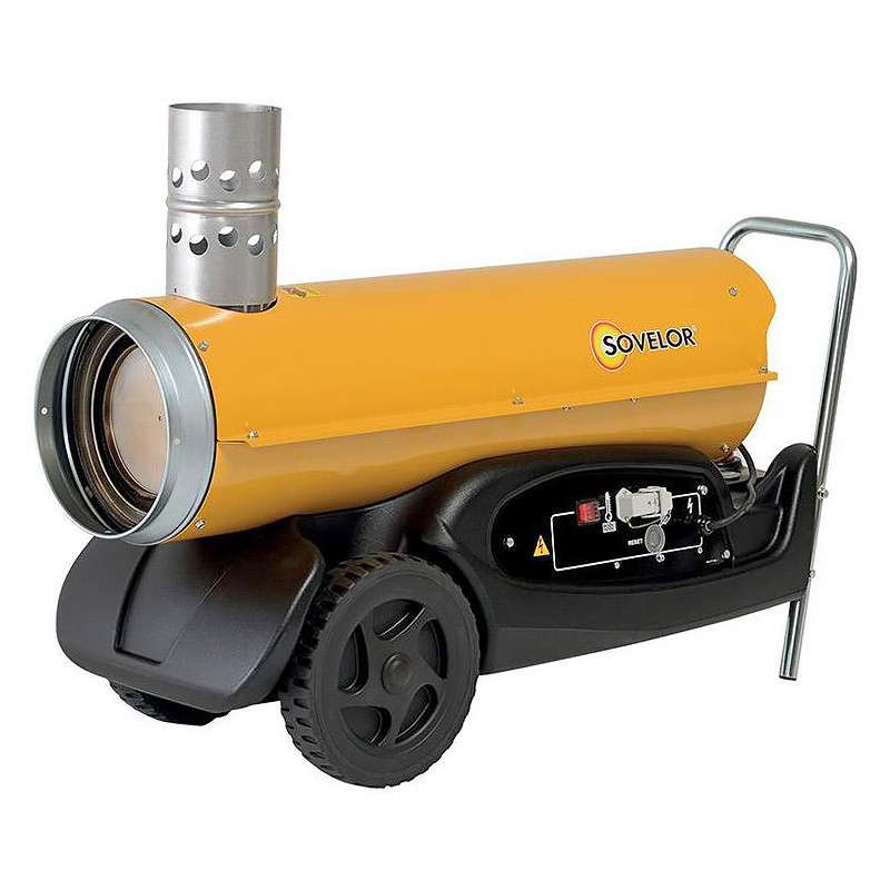 Chauffage air pulsé mobile à combustion indirecte SOVELOR BV77 21Kw 300W 230V/50Hz
