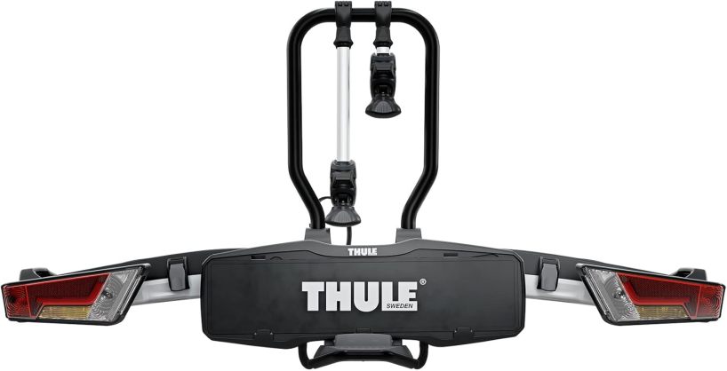 Thule EasyFold XT Porte-Vélos sur Boule de Attelage - 2 Vélos (Argent)