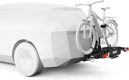 Thule EasyFold XT Porte-Vélos sur Boule de Attelage - 2 Vélos (Argent)