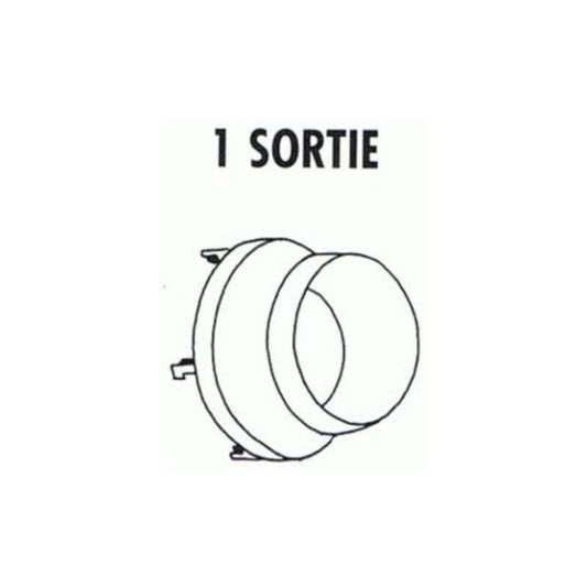 Adaptateur de gaine diam 400 SOVELOR ACC195