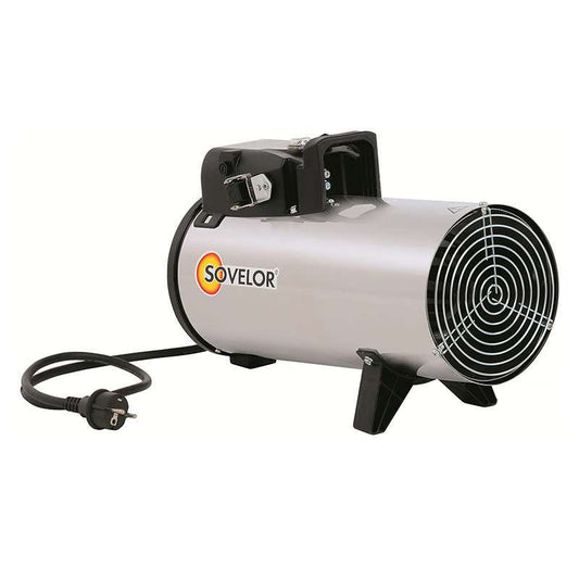 Chauffage mobile électrique inox 3000W  SOVELOR D3I monophasé