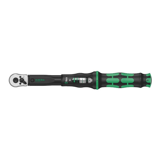 Clé dynamométrique à cliquet Click-Torque B 1, 10-50 Nm, 3/8" x 10-50 Nm - WERA - 05075610001
